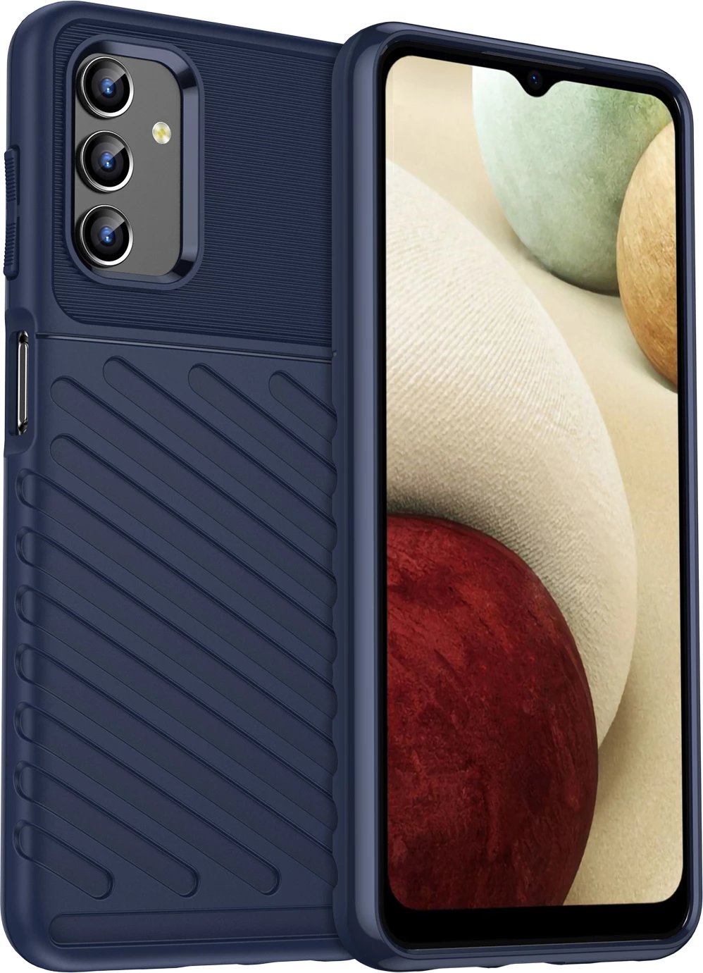Mbështjellës fleksibil i blinduar Hurtel Thunder Case për Samsung Galaxy A13 5G, Kaltër