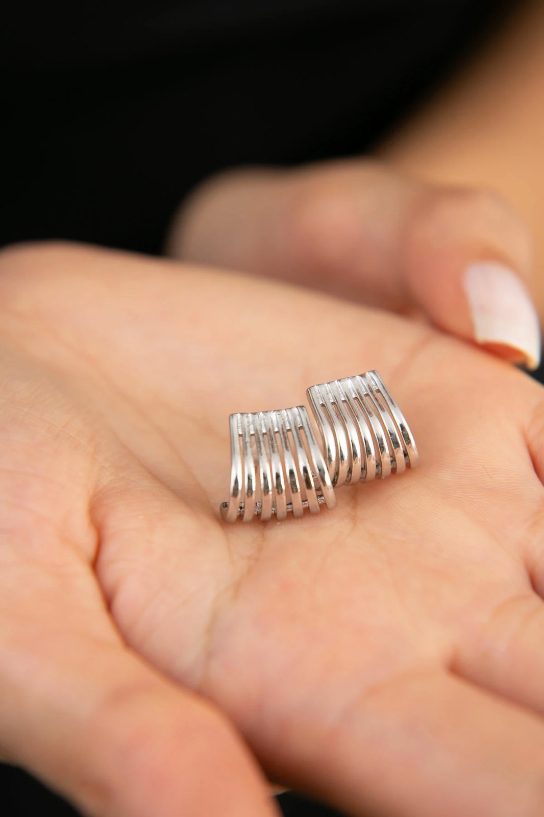 Vathë metalik Elika, ngjyrë argjendi, CKP9363