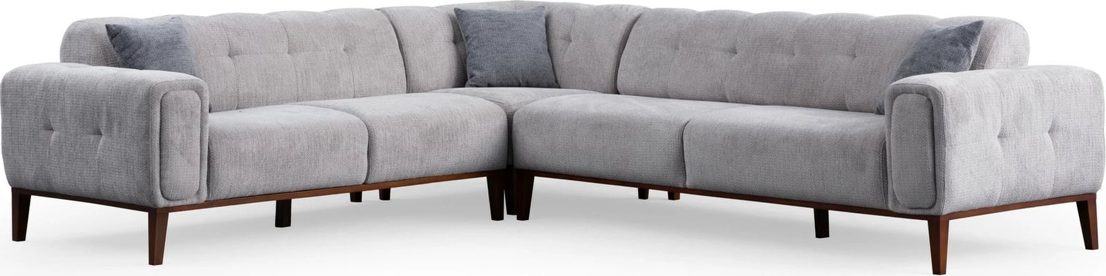 Këndare Athena L2-C-3R, ngjyrë gri e çelët