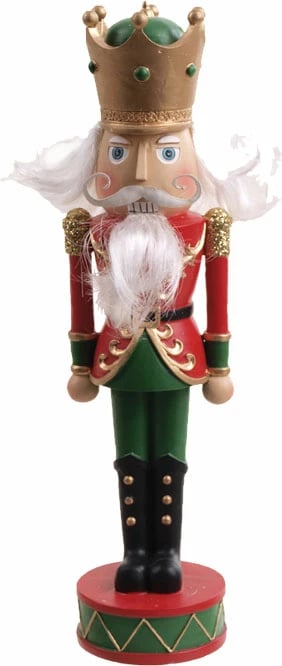 Dekoratë Krishtlindjesh ushtar plumbi, shumëngjyrëshe, 9x9x31cm