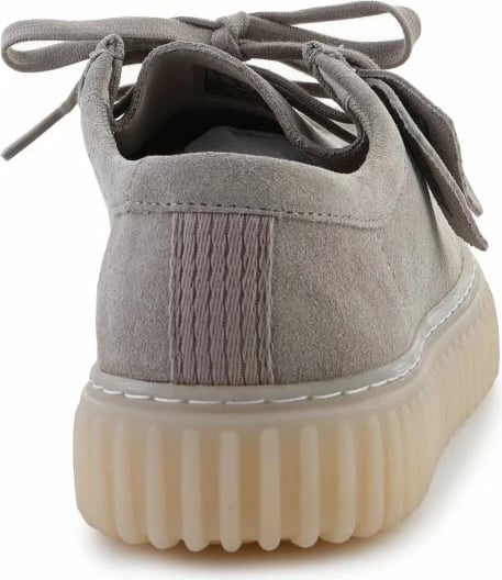 Këpucë Clarks për meshkuj, gri e çelët