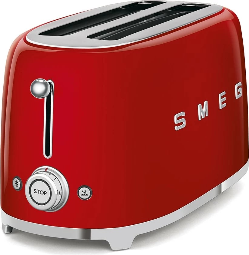 Tostues SMEG TSF02RDEU 4 feta, 1500W, i kuq