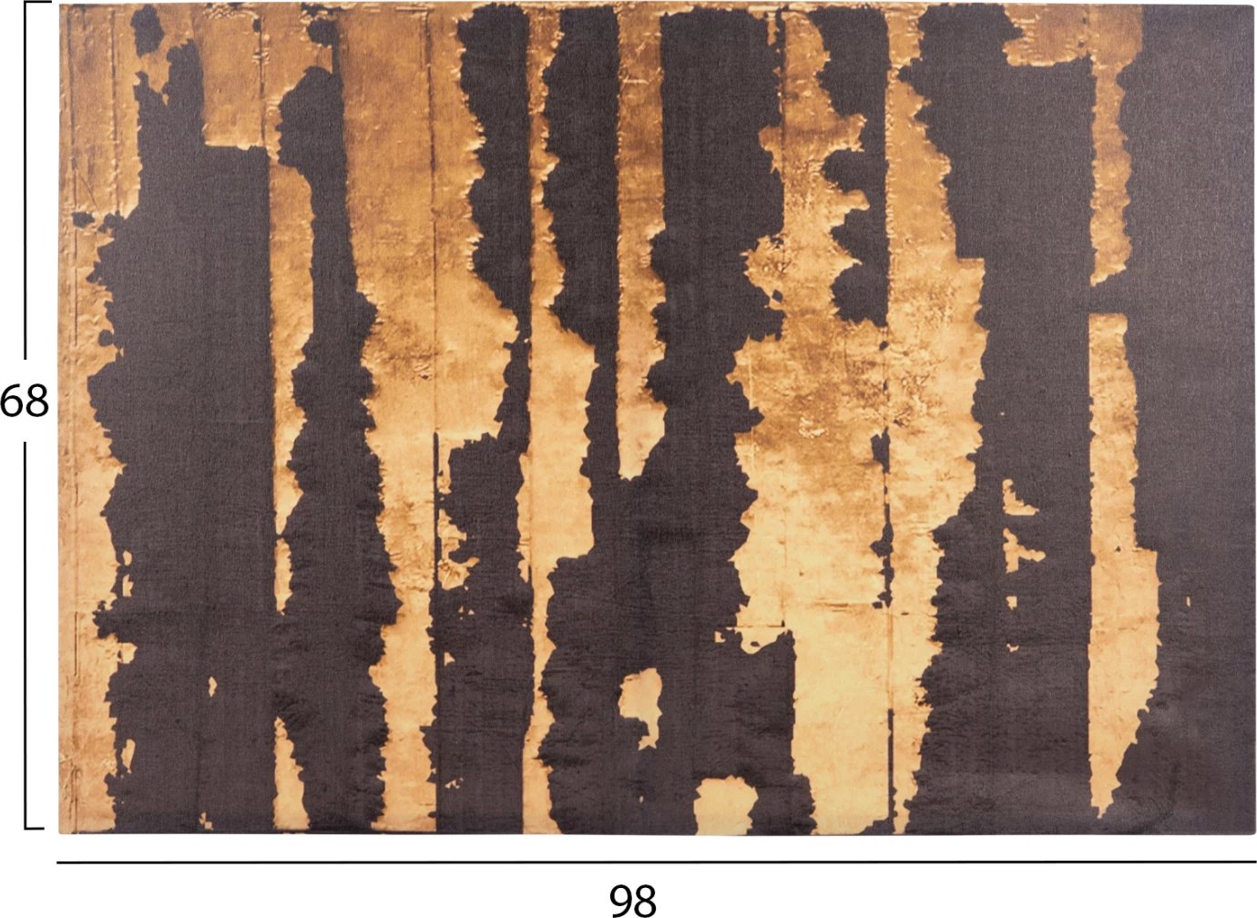 Pikturë muri GOBI, kanavacë e printuar, 98x2.5x68cm