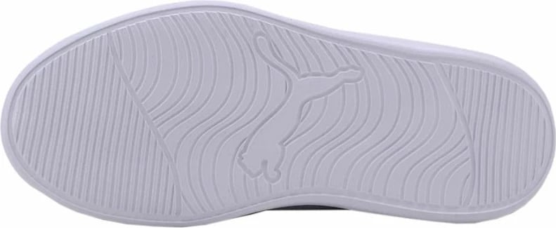 Atlete për fëmijë Puma, të bardha me blu deti
