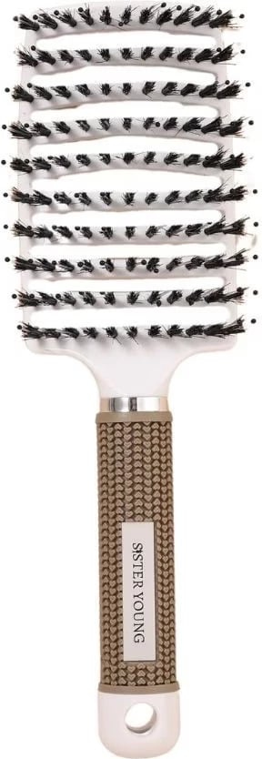 Furçë për flokë për femra Sister Young Zoco e bardhë, 1 copë