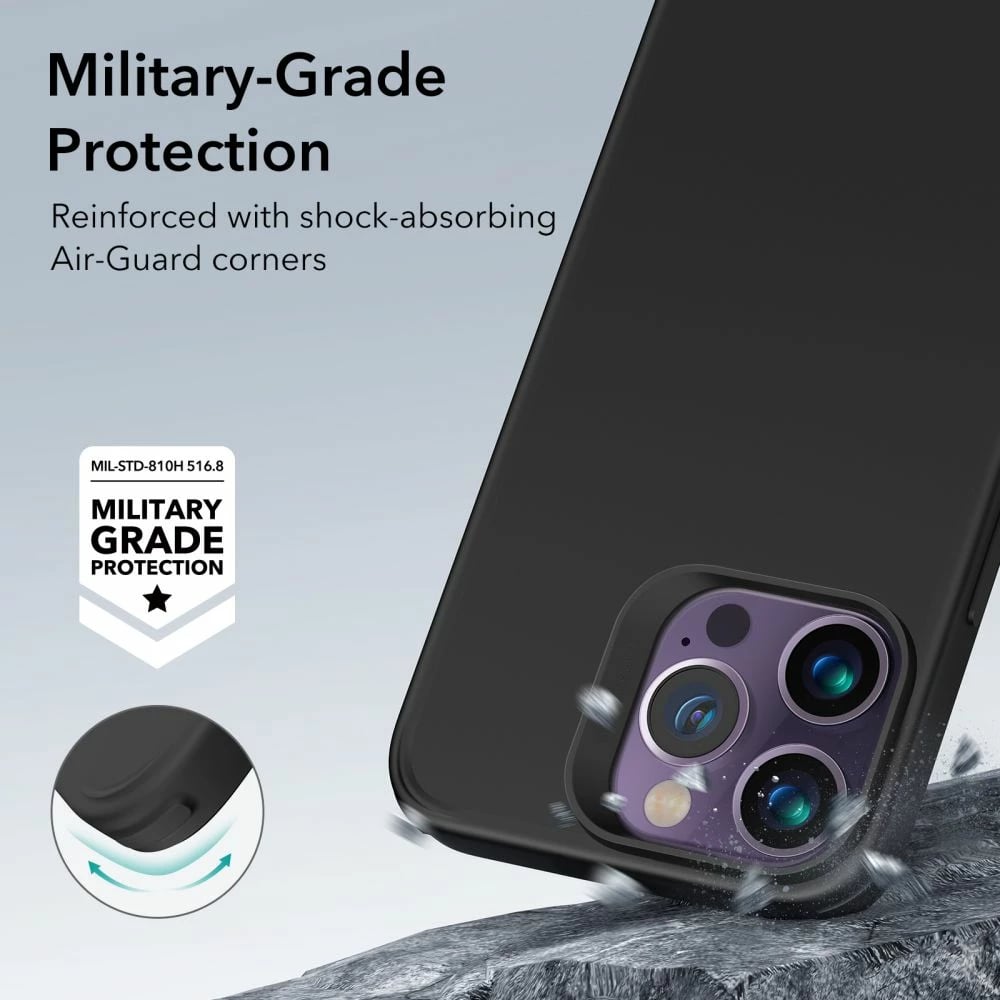 Mbështjellës ESR Classic Hybrid HaloLock për iPhone 14 Pro Max, MagSafe, i zi