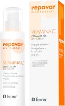 Krem dite për fytyrë unisex Repavar Revitalize Vitamin C SPF20 50ml