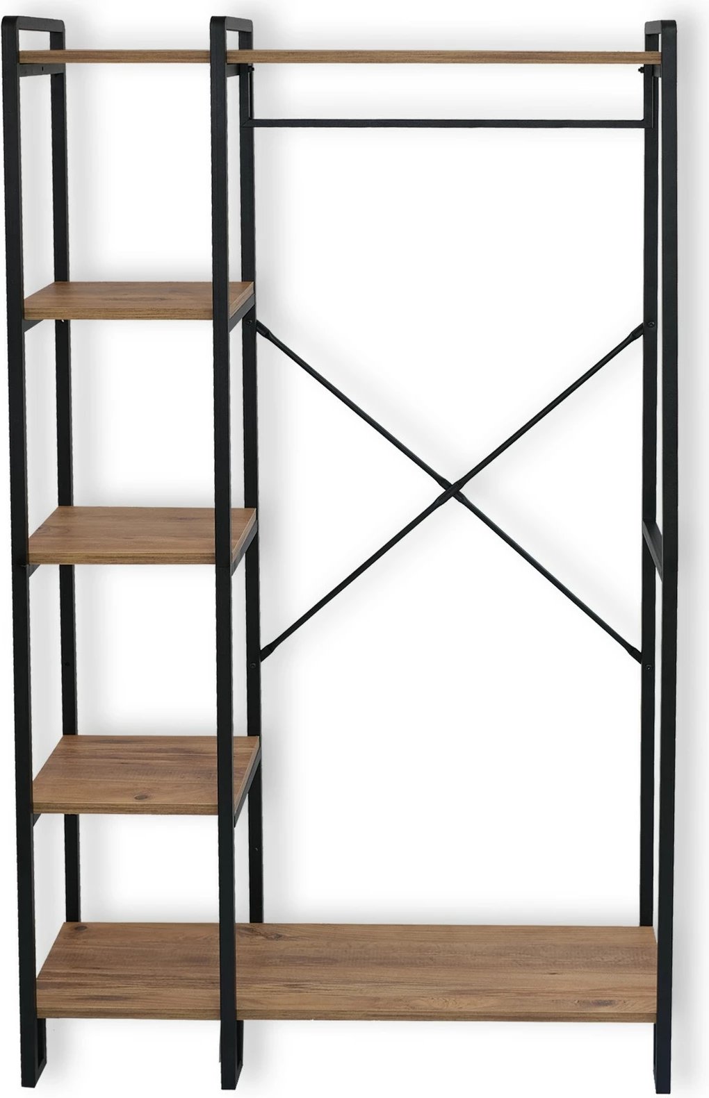 Stendë për korridor Hanah Home, Rex, ngjyrë pishë Atlantike dhe e zezë