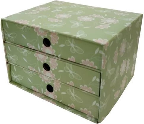 Njësi sirtarësh NEXT 3 sirtarë, A5, Lime-pink