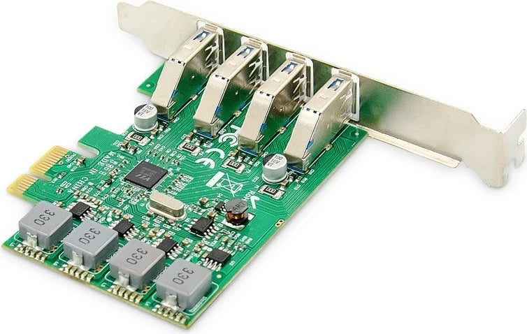 Kasë zgjerimi Digitus DS-30226, 4x USB 3.0, PCI Express, Low Profile