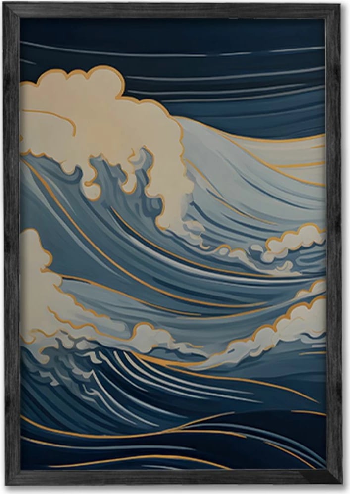 Pikturë dekorative me kornizë (3 copë), Wallity, Ersy3Syhcrv36