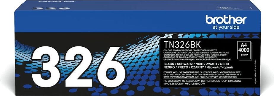 Toner Brother TN-326BK, 4000 faqe, e zezë, 1 copë