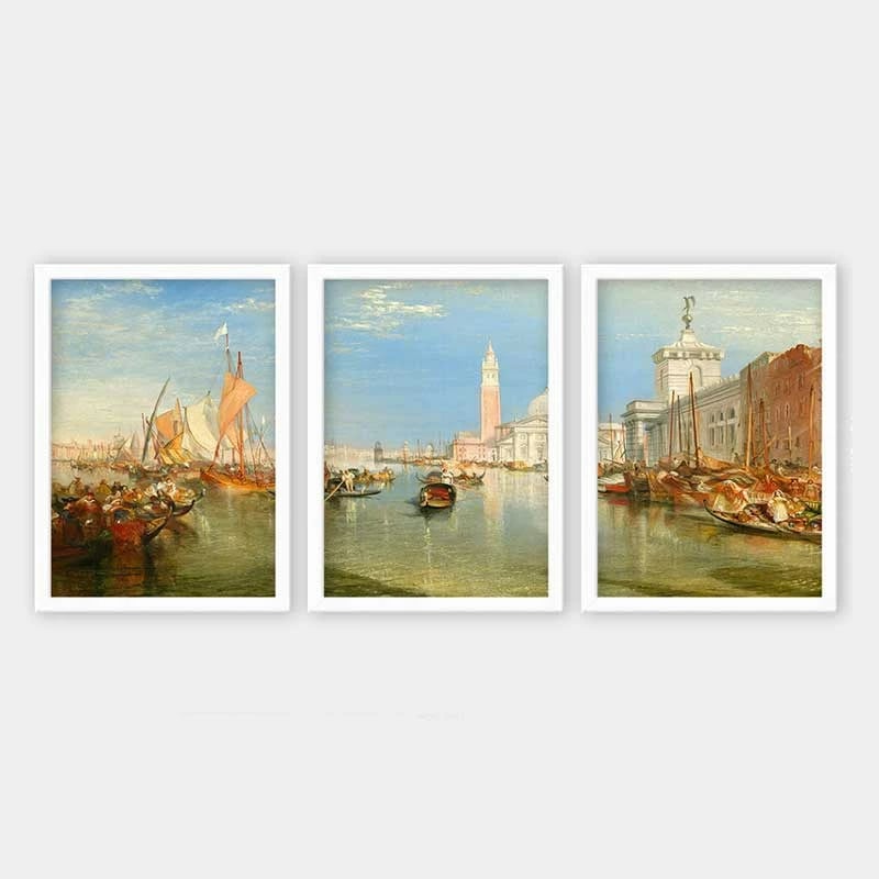 Pikturë dekorative me kornizë (3 copë), Wallity, 3BC_UN5666_3545