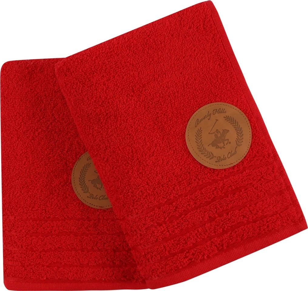 Set peshqirësh duarsh (2 copë), ngjyrë e kuqe, Mijolnir, 50x90cm