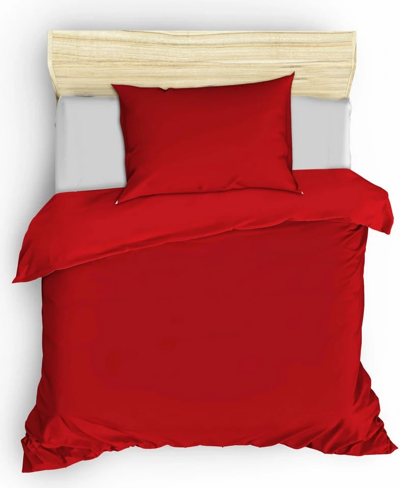 Set mbulesë jorgani Satin Single XL, ngjyrë e kuqe, L'essentiel, Elegant