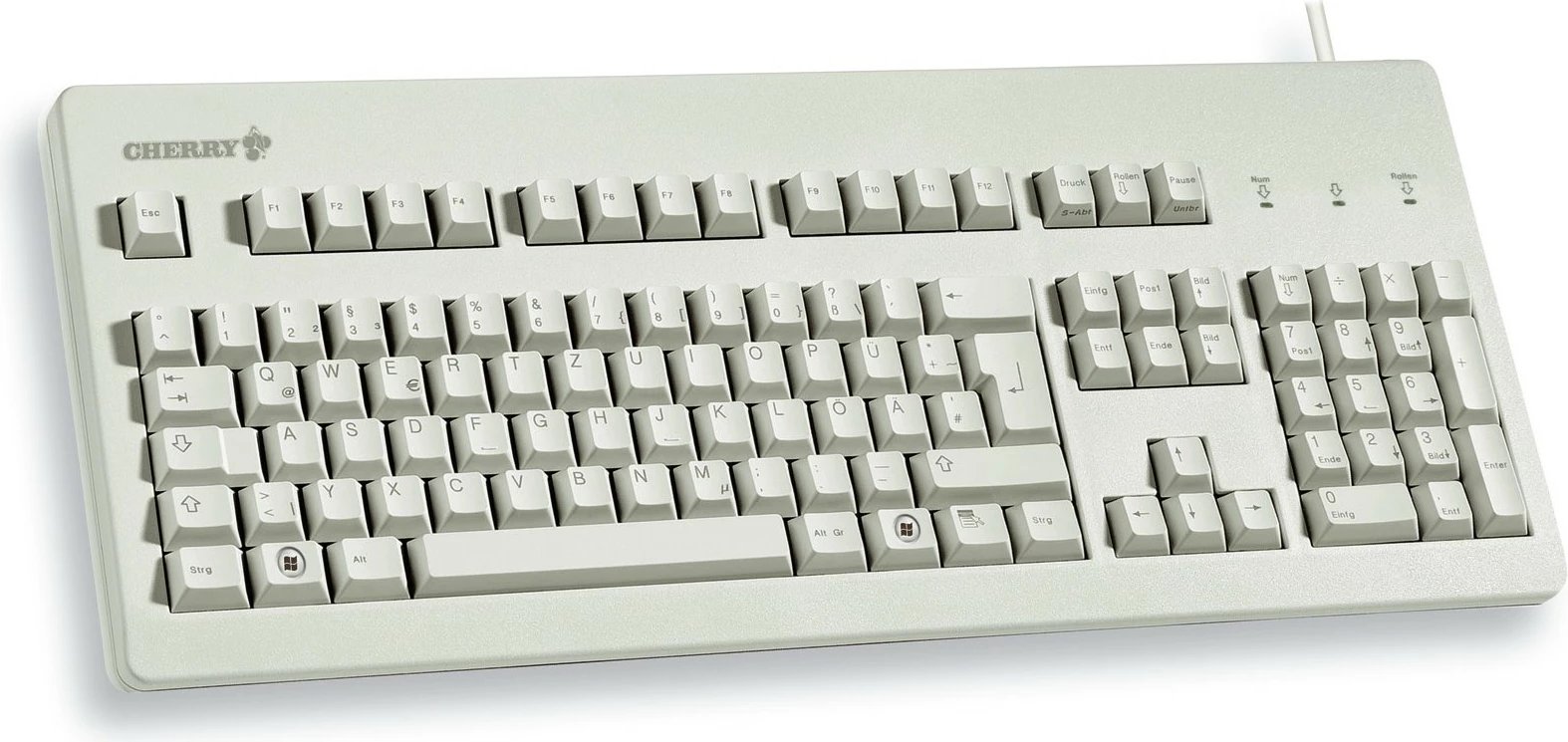 Tastierë Cherry G80-3000, Full-size, Wired, USB, Mekanike, Gri