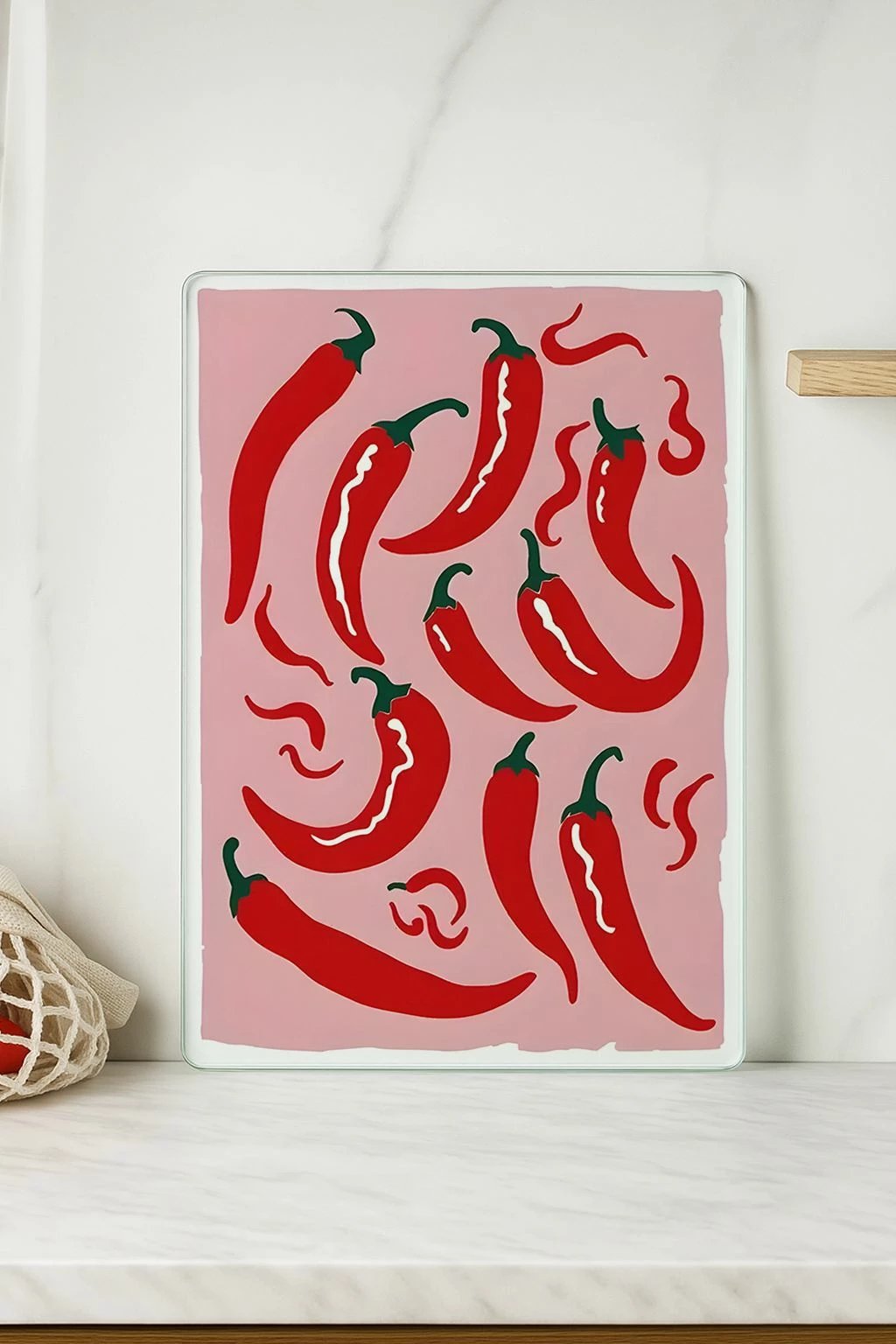 Dërrasë prerëse qelqi, shumëngjyrëshe, Hermia, Kes-00063, 30x40cm Dërrasë prerëse qelqi, shumëngjyrëshe, Hermia, Kes-00063, 30x40cm