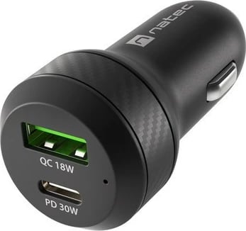 Karikues veture Natec Coney NUC-1980, 48W, 1x USB, 1x USB-C, i zi