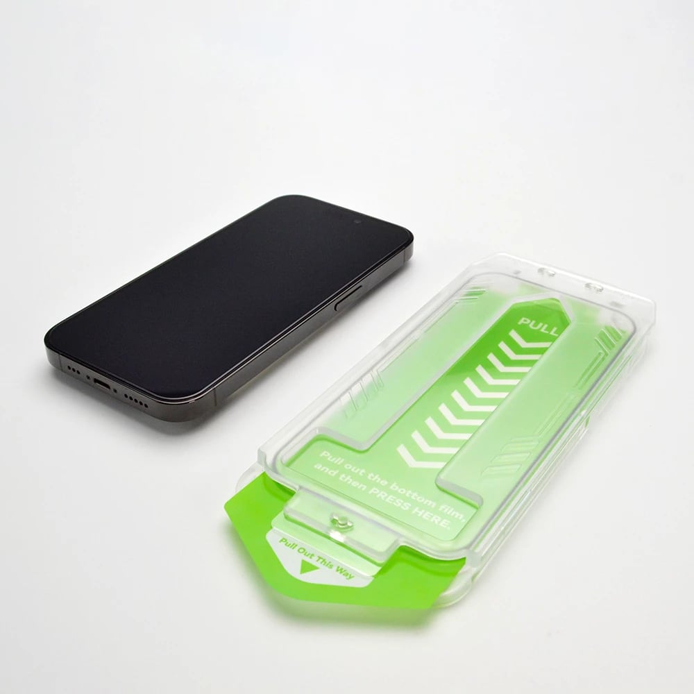 Xham i temperuar Wozinsky Premium Glass me kornizë montimi për iPhone 13 Pro Max, i zi