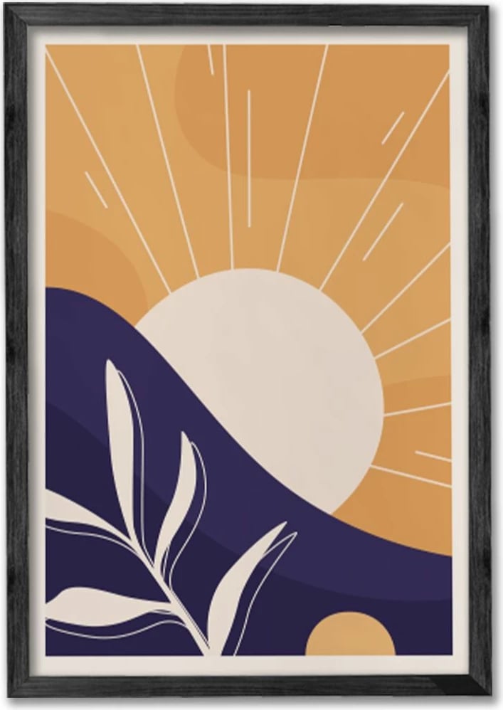 Pikturë dekorative me kornizë (3 copë), Wallity, Ersy3Syhcrv18