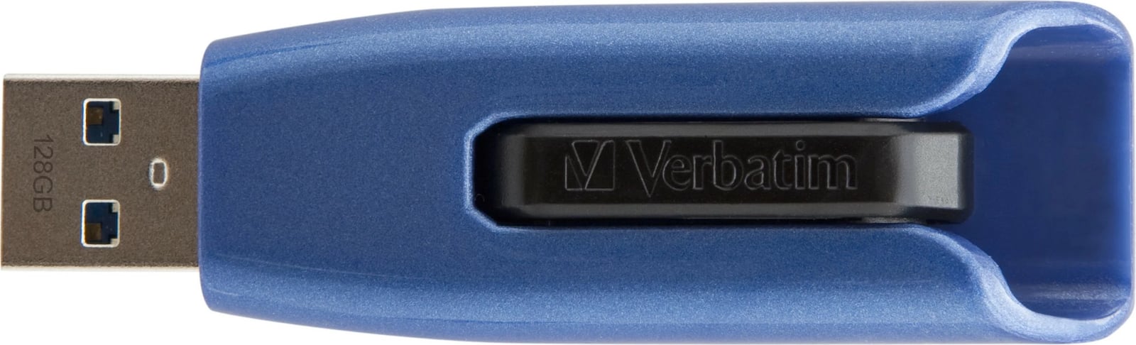 USB Verbatim V3 MAX 128GB, USB 3.2, slide, kaltër