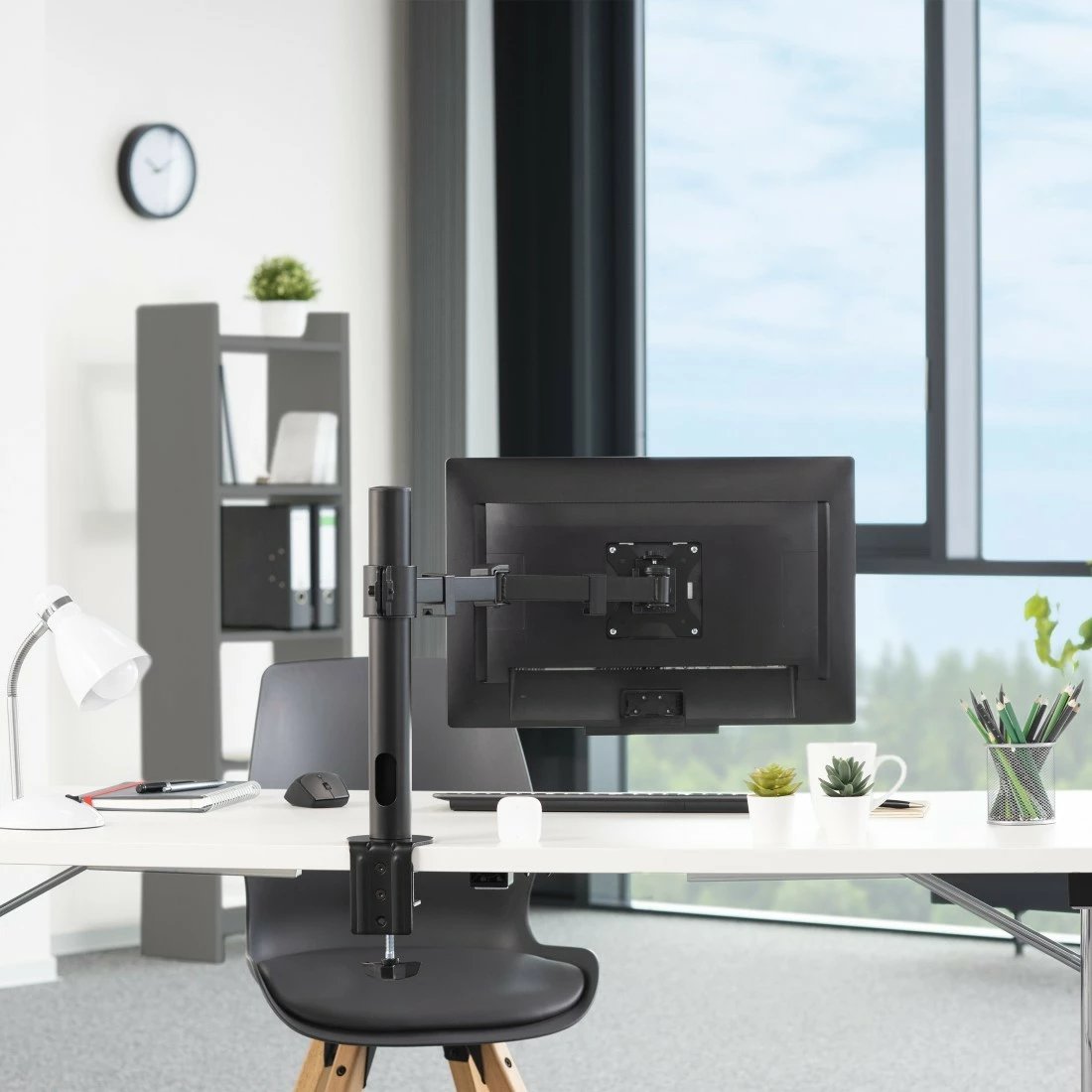 Krah monitori Hama 118493, për tavolinë, 13-35 inç, i zi