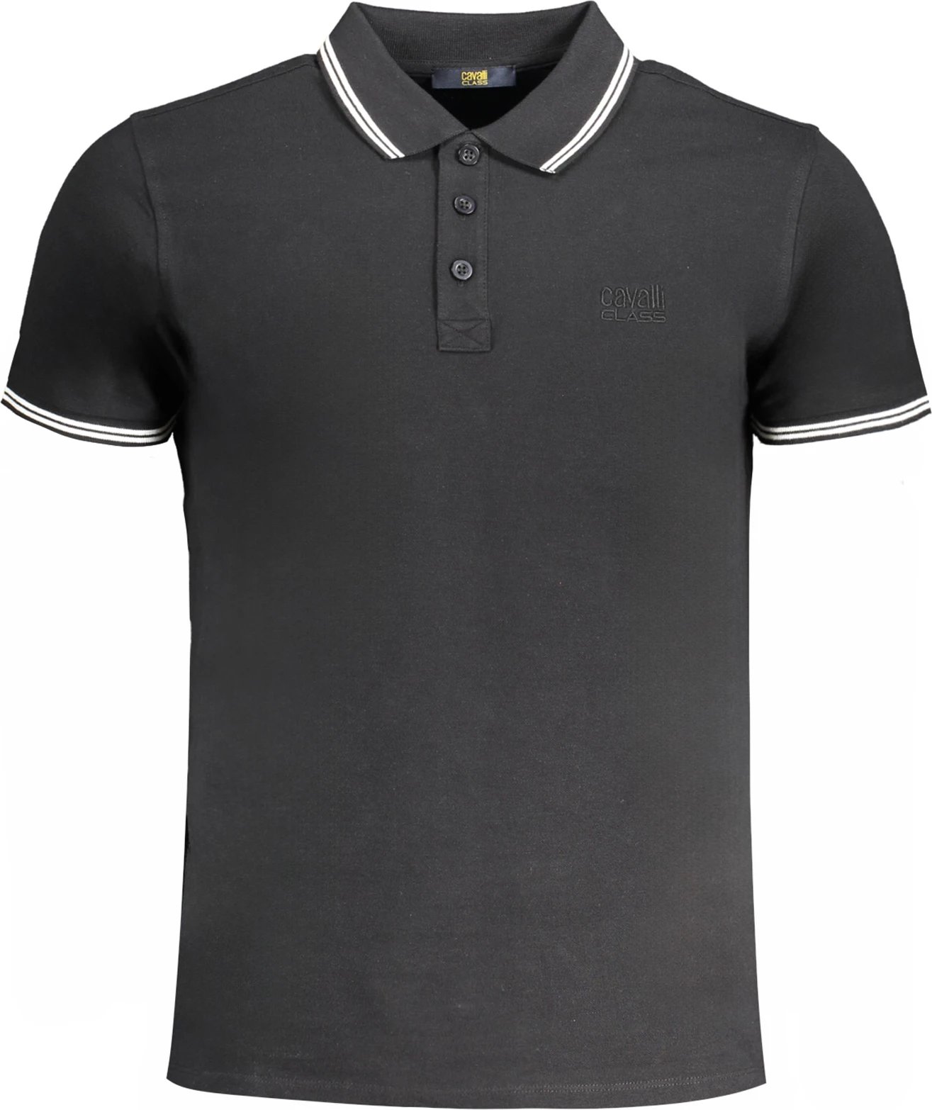 Polo shirt për meshkuj Cavalli Class, e zezë