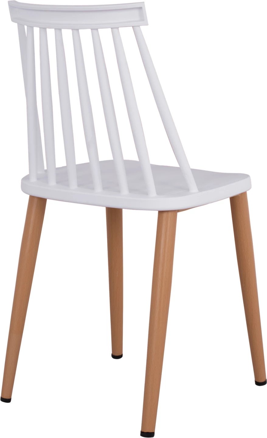 Karrige për ngrënie Vanessa e bardhë me këmbë metalike 43x46,5x82cm, set prej 4 copë Karrige për ngrënie Vanessa e bardhë me këmbë metalike 43x46,5x82cm, set prej 4 copë