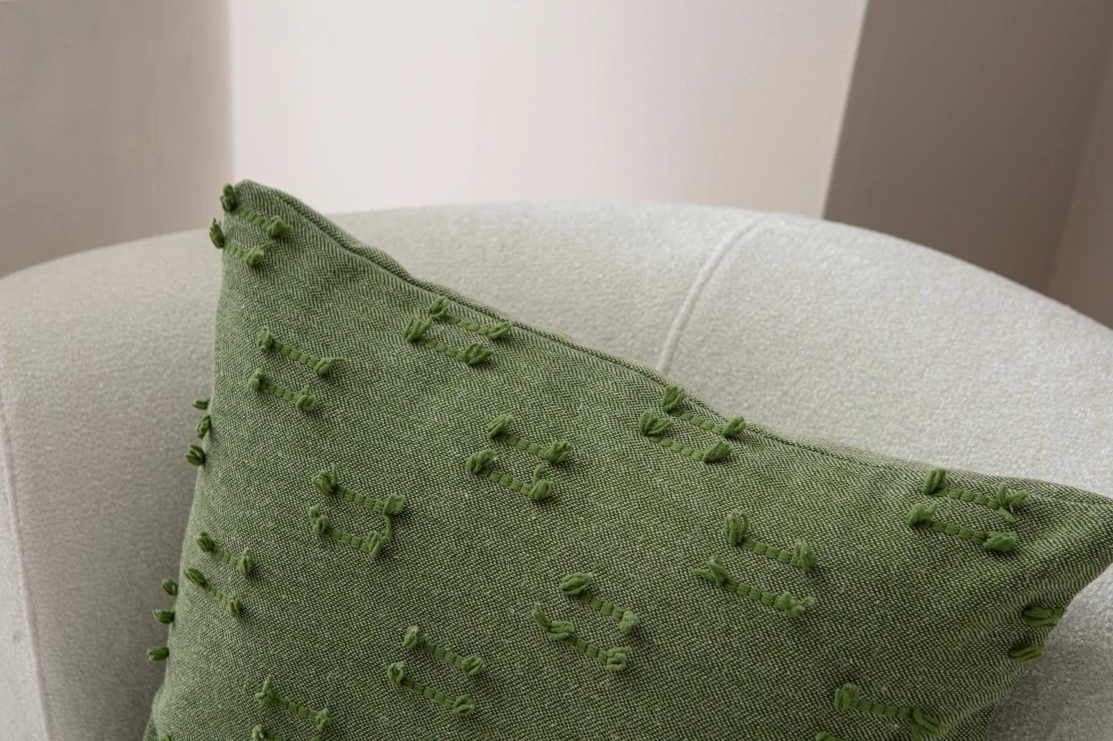 Jastëk mbështjellës, ngjyrë e gjelbër, Evila Originals, Tuffet v8