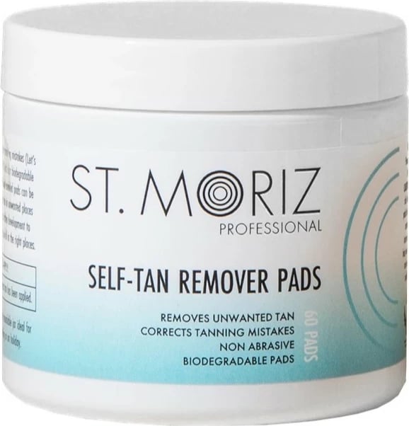 Pads për heqje të nxirjes St.Moriz Professional për femra, 60 copë