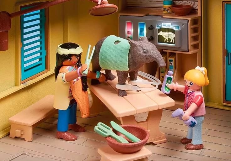 Set lodrash Playmobil Wiltopia Animal Care Center 71007, 347 pjesë