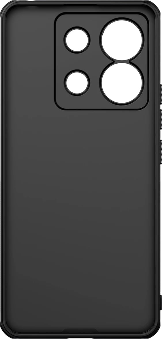 Mbështjellës Nillkin Super Frosted Shield Pro për Xiaomi Redmi Note 13 Pro 4G / Poco X6 5G, i zi