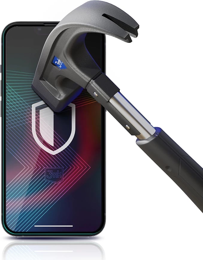 Xham mbrojtës 3mk HardGlass Max Lite për iPhone 14 Pro Max, i zi