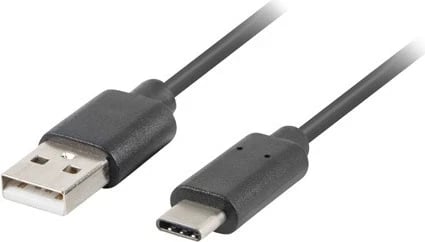 Kabllo USB Lanberg CA-USBO-20CU-0010-BK, 1 m, USB 2.0 në USB A, E zezë