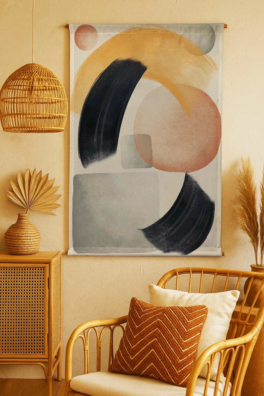 Pikturë dekorative poliestër, Wallity Polybaby 31, shumëngjyrëshe, 100x140cm