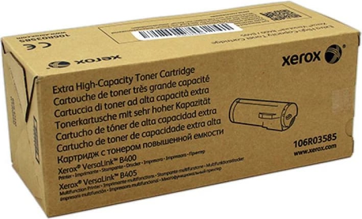 Toner Xerox 106R03585 për VersaLink B400/B405 kapacitet i lartë 24.6k, e zezë