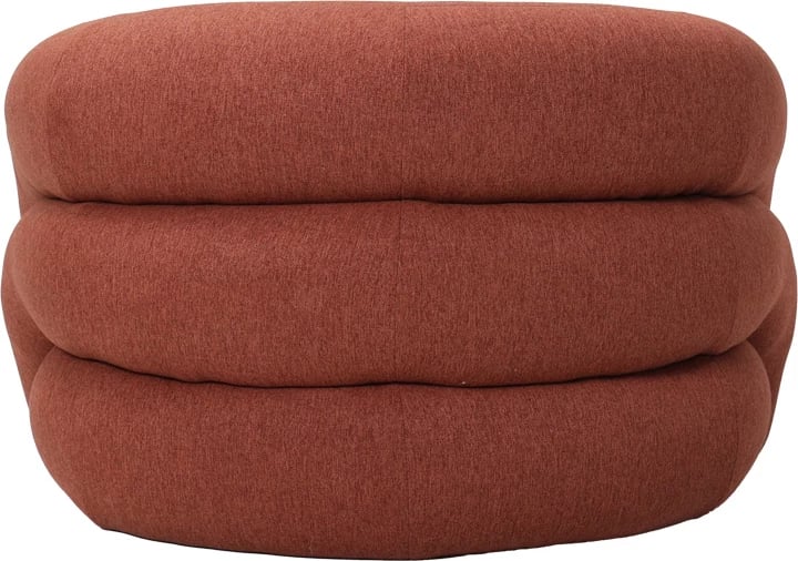 Fotelë Lexy, material pëlhurë, ngjyrë tullë, 100x89.5x60cm