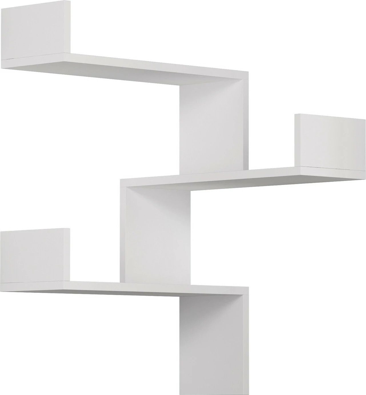 Raft muri Skye Decor, i bardhë