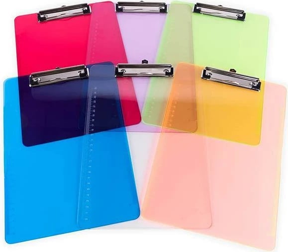 Mbajtës akrilik për shenja NEXT, për A4, 6 ngjyra