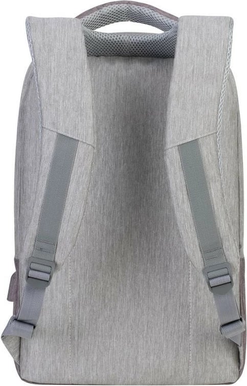 Çantë shpine RIVACASE Prater 15.6", USB port, gri/mokka Çantë shpine RIVACASE Prater 15.6", USB port, gri/mokka