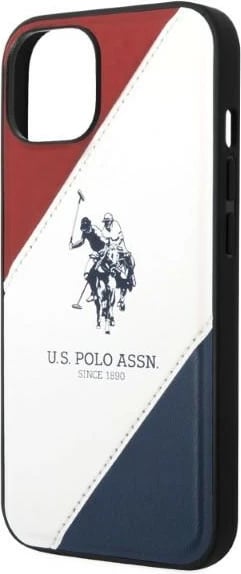 Mbështjellës U.S. Polo Assn. USHCP14MPSO3 për iPhone 14 Plus 6.7", Tricolor, Bardhë