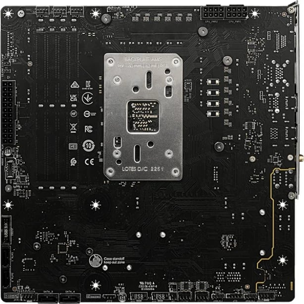 Pllakë amë MSI B650M PROJECT ZERO, Socket AM5, micro ATX, e bardhë