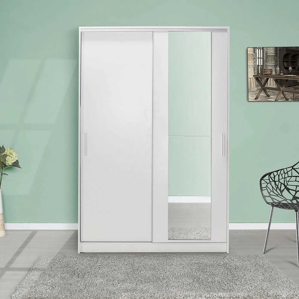 Dollap për rroba, ngjyrë e bardhë, Hanah Home, SWD-512-BB-2