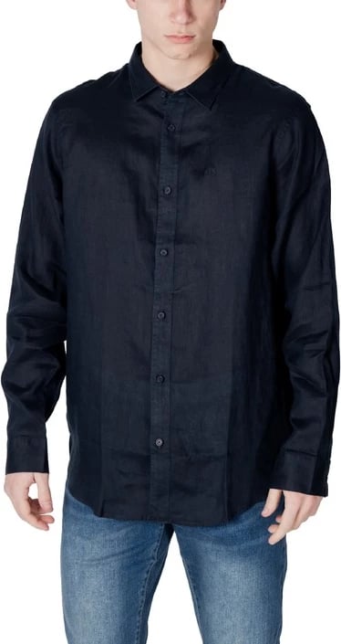 Këmishë për meshkuj Armani Exchange, blu
