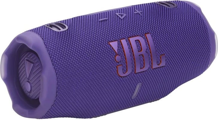 Altoparlant portabël stereo JBL Charge 6 me AI Sound Boost, 28 orë, Auracast, violet (JBLCHARGE6SPUR)