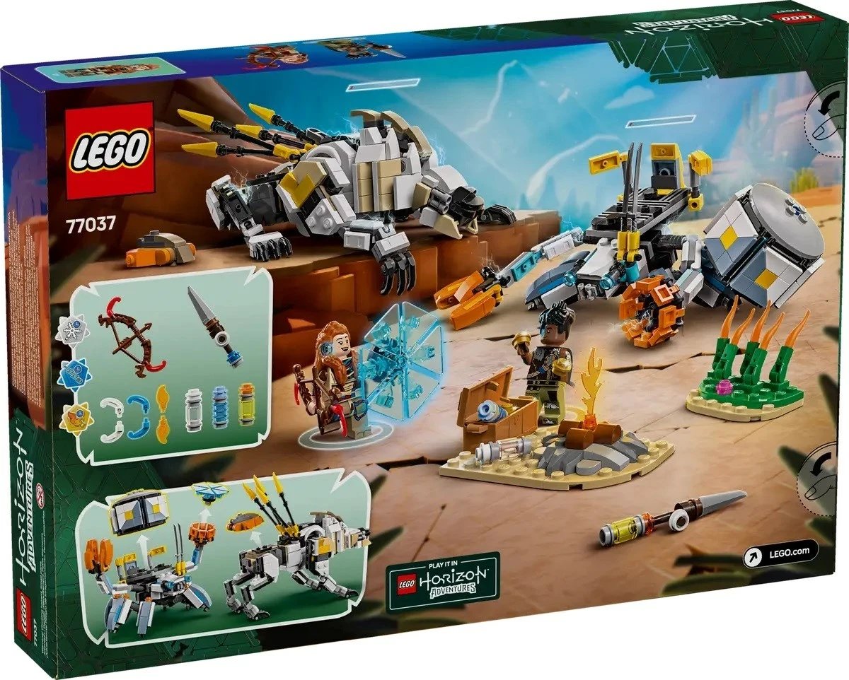 Set LEGO Horizon 77037 Aloy & Varl kundër Shell-Walker & Sawtooth