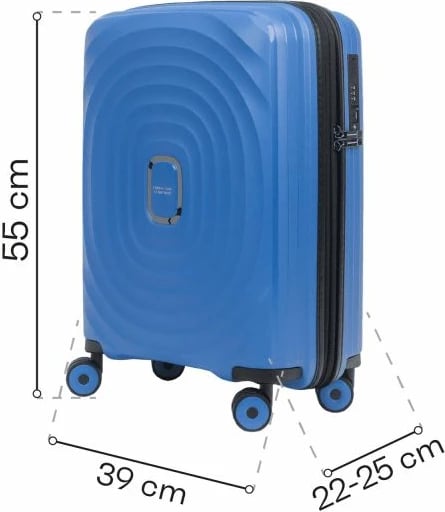 Valixhe kabine Swissbags unisex, e kaltër