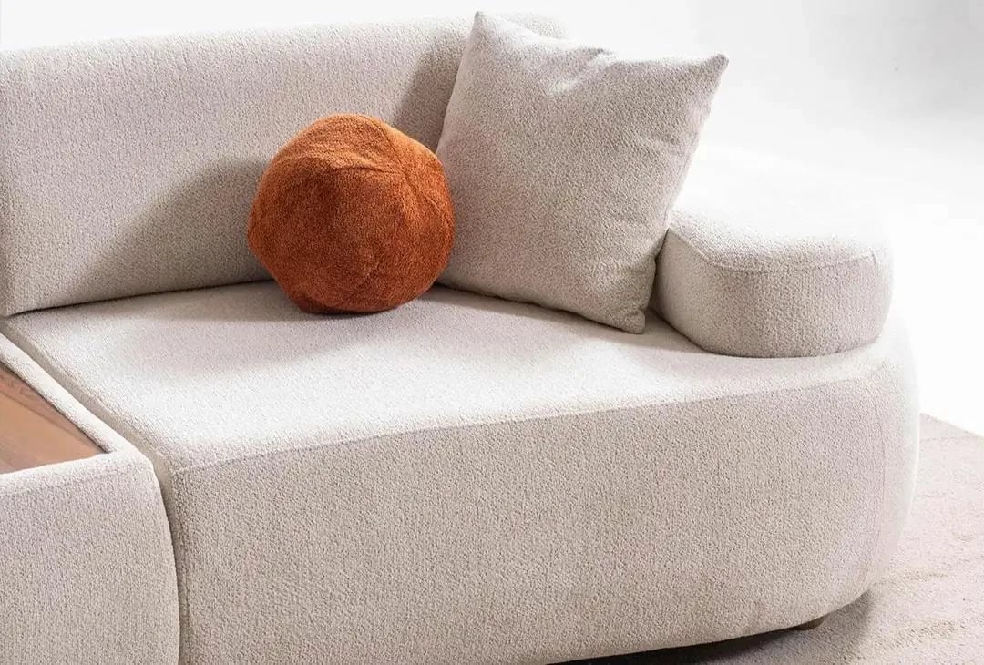 Set mobiljesh për dhomë dite, Atelier del Sofa, ngjyrë krem