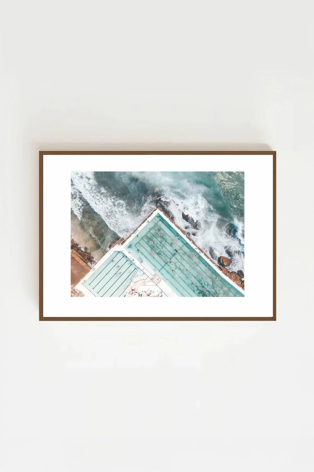 Pikturë dekorative me kornizë, shumëngjyrëshe, Wallity, Lmnmdlkahve46, 33x48cm