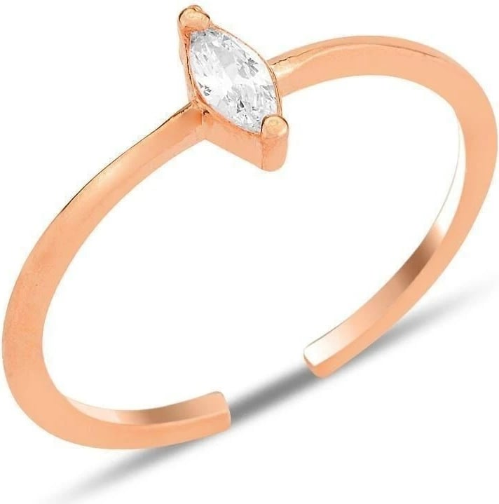 Unazë argjendi Jumeon, ngjyrë ari rozë, SGTL12232